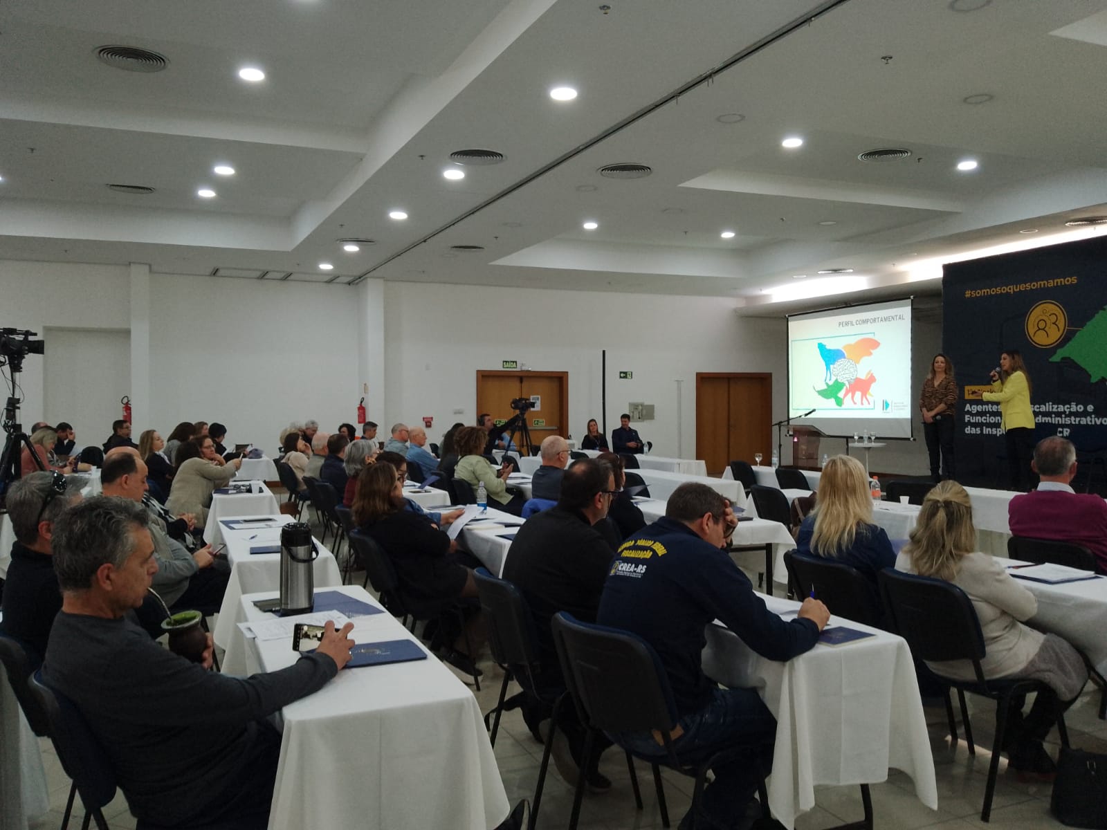 Palestras técnicas no primeiro dia